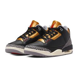 Giày Thể Thao Nike Air Jordan 3 Black Gold CK9246-067 Màu Đen Vàng Size 35.5